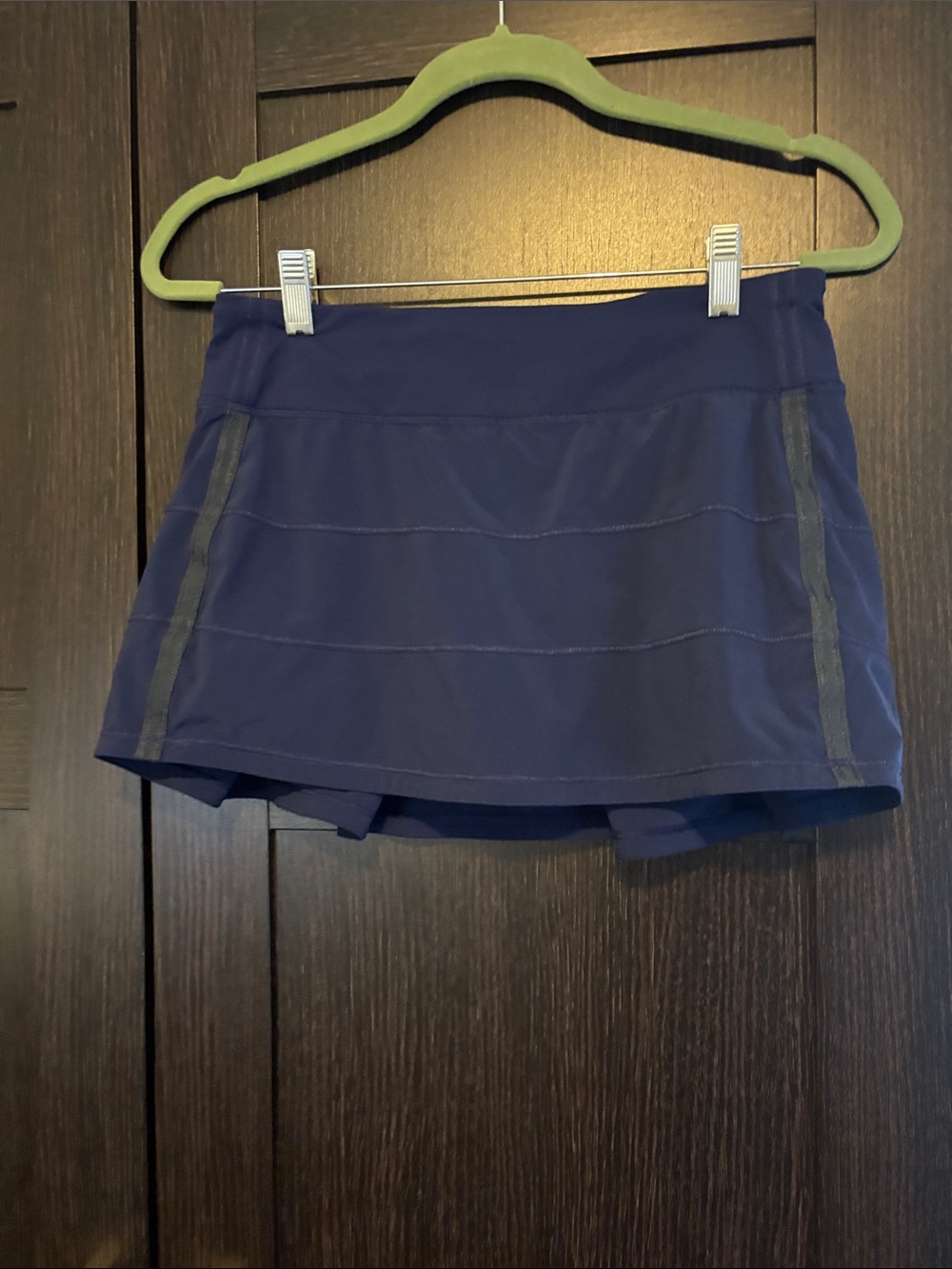 lululemon athletica Navy Blue Athletic Skort with Built-In Shorts